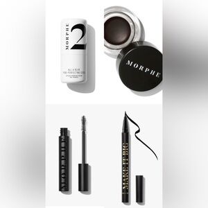 Morphe Bundle: Pore Stick, Brow Cream, Mascara, Liquid Liner
